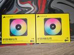 2x Corsair af120 rgb elite fans, Computers en Software, Computerkoelers, Ophalen of Verzenden, Zo goed als nieuw, Luchtkoeling