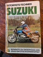 Sleutel handboek Suzuki GS850 GN/GT/GLT & GS1000 GT/GLT, Motoren, Handleidingen en Instructieboekjes, Suzuki