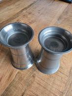 Tinnen bekers - set van 2, Antiek en Kunst, Antiek | Tin, Ophalen