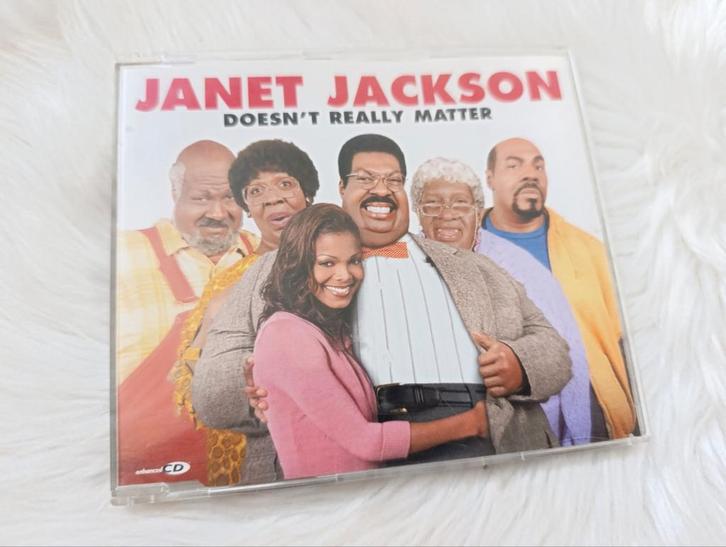 Janet Jackson - Doesn't Really Matter CD Single, Cd's en Dvd's, Cd's | Filmmuziek en Soundtracks, Gebruikt, Ophalen of Verzenden