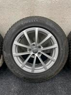 17” Audi A6 Winterbanden+velgen 225/60 17 Pirelli ZGAN, Gebruikt, Banden en Velgen, 17 inch, 225 mm