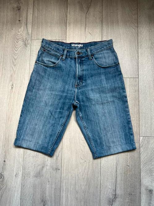 Wrangler Short Jeans - Maat 31-32, Kleding | Heren, Spijkerbroeken en Jeans, Zo goed als nieuw, Overige jeansmaten, Blauw, Ophalen of Verzenden