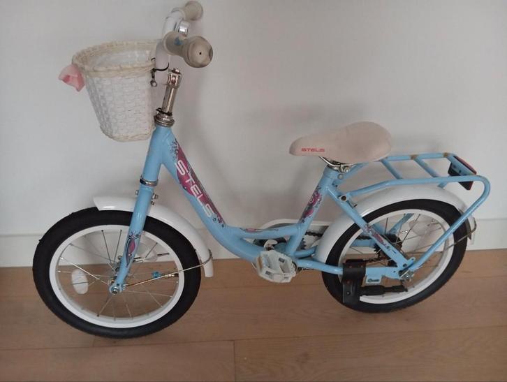 Kinderfiets voor meisje – 16", Fietsen en Brommers, Fietsen | Kinderfietsjes, Zo goed als nieuw, Minder dan 16 inch, Ophalen of Verzenden