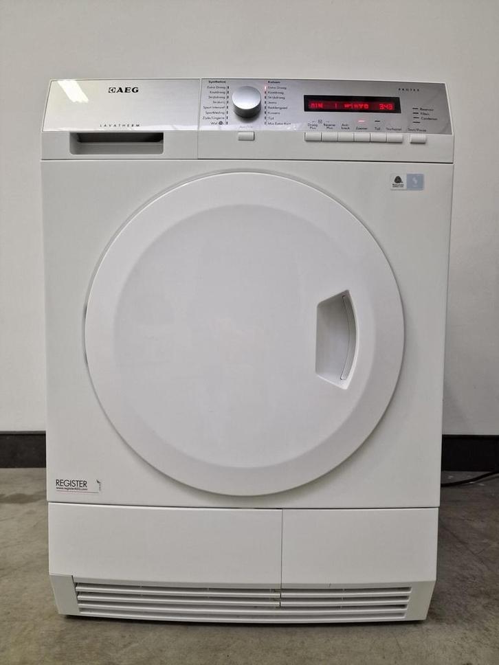 AEG warmtepompdroger 7 kg A+ weinig gebruikt. Schoon en fris, Witgoed en Apparatuur, Wasdrogers, Zo goed als nieuw, Condens, Voorlader