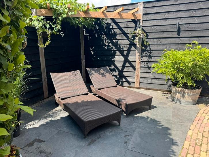Dedon Ligbedden, Tuin en Terras, Ligbedden, Zo goed als nieuw, Aluminium, Ophalen of Verzenden
