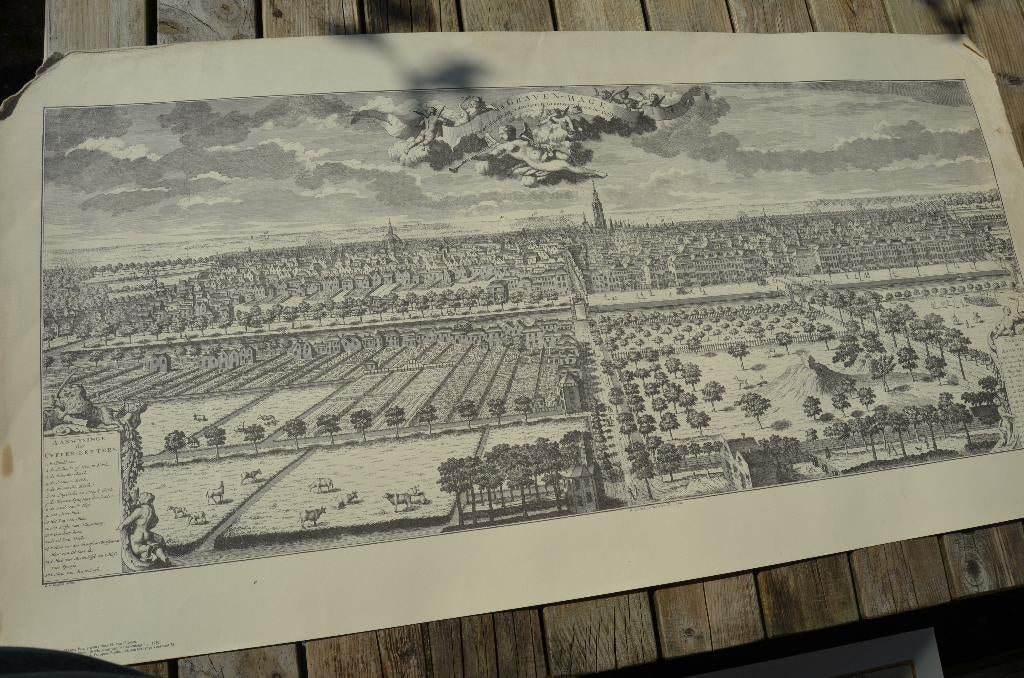 Dressoirprent/ets Den Haag, Ophalen of Verzenden