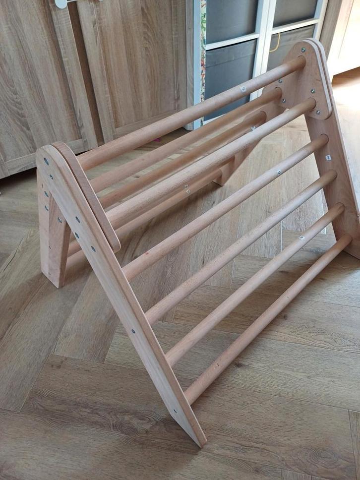 Houten Klimrek voor Binnen, Kinderen en Baby's, Speelgoed | Buiten | Speeltoestellen, Zo goed als nieuw, Klimwand, Ophalen of Verzenden