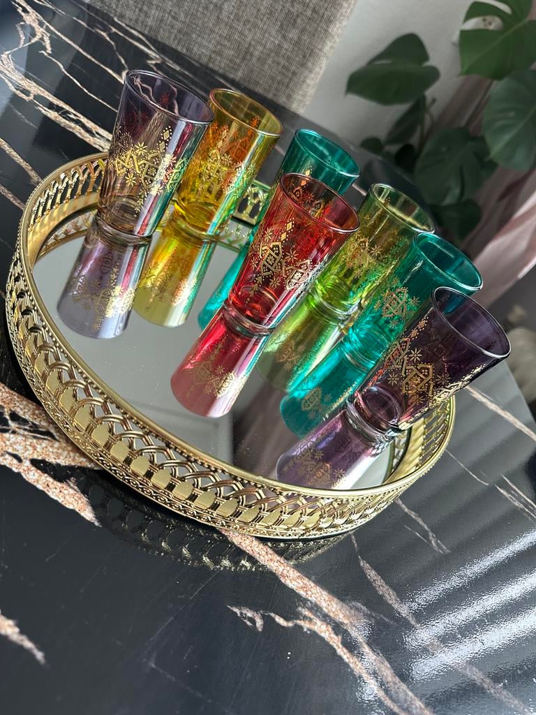 Marokkaanse theeglazen - 12 stuks, nieuw, Huis en Inrichting, Keuken | Servies, Ophalen of Verzenden, Nieuw, Glas, Glas of Glazen