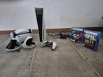ps5 disk version + psvr2 + drive hub + vrpc adapter + 2games, Ophalen, Gebruikt, Playstation 5