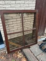 8 draairamen hardhout, Doe-het-zelf en Verbouw, Glas en Ramen, Ophalen of Verzenden, Gebruikt