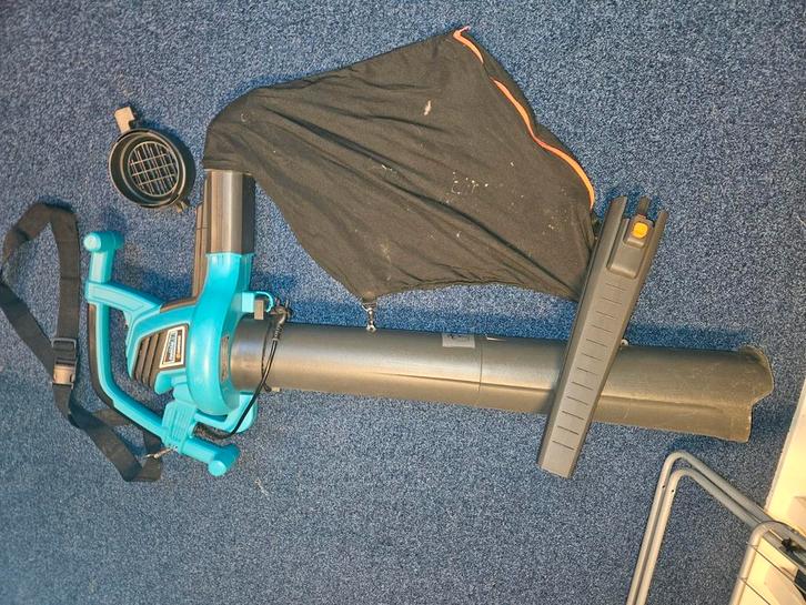 Bladblazer Gardena., Tuin en Terras, Bladblazers, Zo goed als nieuw, Handgedragen, Elektrisch, Met opvangzak, Met versnipperfunctie