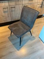 4 Alcantara eetkamerstoelen - nette staat, Huis en Inrichting, Stoelen, Gebruikt, Ophalen of Verzenden, Vier, Stof