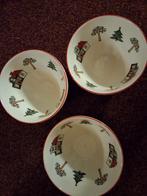 Wedgwood Christmas village kerstservies, 3 hoge kommen, Ophalen of Verzenden