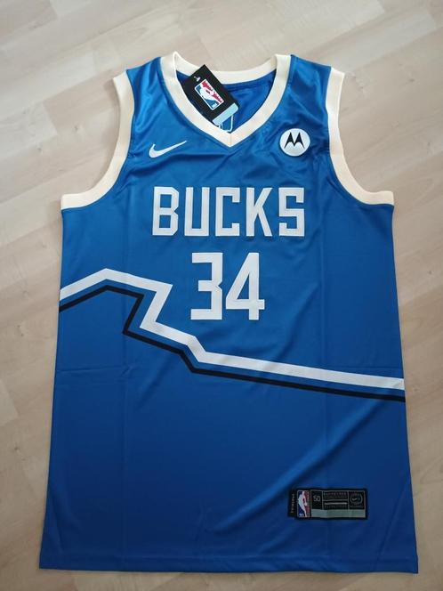 Milwaukee Bucks Jersey Antetokounmpo maat: XL, Sport en Fitness, Basketbal, Nieuw, Kleding, Verzenden