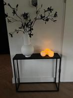Zwarte metalen sidetable, Ophalen, Gebruikt