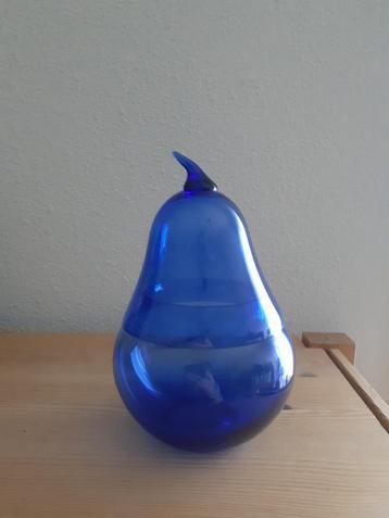 Luminarc blauwe glazen pot peervorm *eureka* beschikbaar voor biedingen