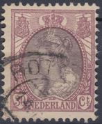 Plaatfout 72 PM23 + zeer grote kras onder het oor (119), Postzegels en Munten, T/m 1940, Verzenden, Gestempeld