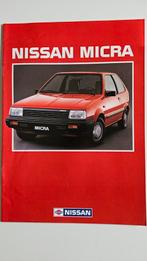 Nissan Micra 1986 folder nieuwstaat, Ophalen of Verzenden, Zo goed als nieuw, Nissan