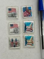 Geplastificeerd zegels usa, Ophalen, Gestempeld, Noord-Amerika