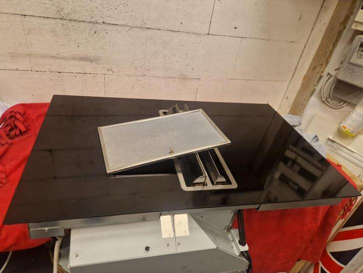 Pelgrim/Etna/Atag inductie kookplaat met afzuiging, Witgoed en Apparatuur, Kookplaten, Gebruikt, Inbouw, Inductie, Ophalen
