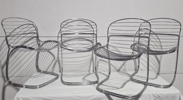 Set Sabrina stoelen ( 4 st ), Rima , ontw. Gastone Rinaldi,  beschikbaar voor biedingen