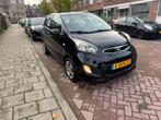 Kia Picanto 1.0 Cvvt 5-DRS 2014 Zwart, Auto's, Voorwielaandrijving, Stof, Zwart, 400 kg