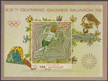 Olympische Spelen 1972 Yemen (Y.A.R.) Michel blok 164 beschikbaar voor biedingen