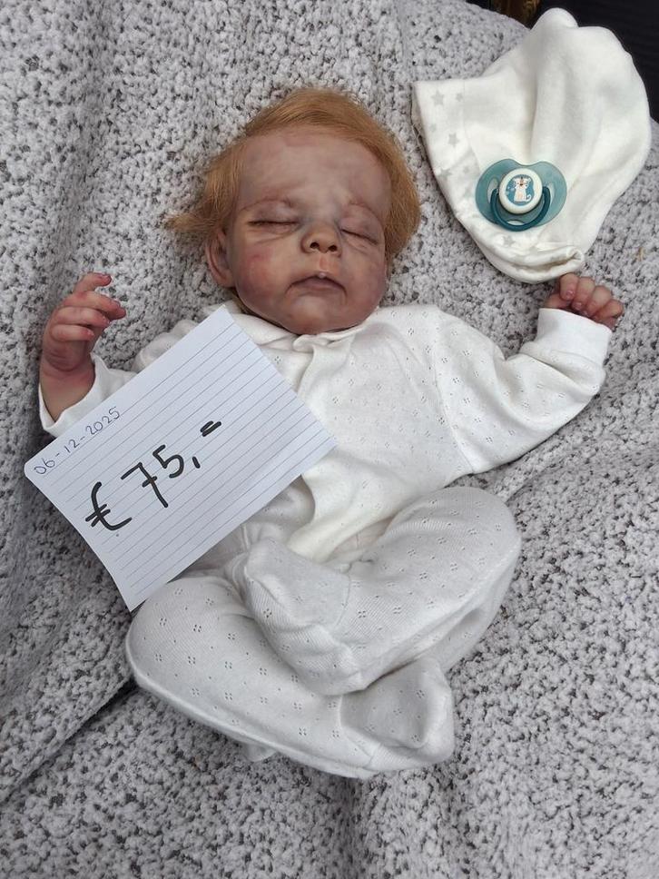 Handgemaakte Babypop A, Verzamelen, Poppen, Nieuw, Babypop, Ophalen of Verzenden