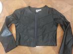 New Collection kort jasje bolero imitatieleer maat S, Zwart, Ophalen of Verzenden, Zo goed als nieuw, Maat 36 (S)
