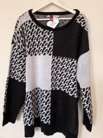 MAITE KELLY Zwart Grijze Trui Maat 52 / 54, Kleding | Dames, Grote Maten, Verzenden, Zo goed als nieuw, Zwart, Trui of Vest