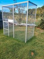 Voliere aluminium kooi kattenren, Ophalen, Gebruikt, Aluminium, Volière