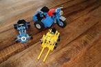 LEGO Technic, Vorkheftruck, Skelter en Motor met Zijspan, Ophalen of Verzenden, Gebruikt, Complete set, Lego