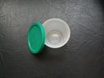 1x tupperware, Ruimtebeker, duo beker met groene deksel, Huis en Inrichting, Keuken | Tupperware, Ophalen of Verzenden, Zo goed als nieuw