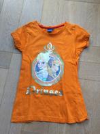 Leuk oranje shirtje Princess van Frozen 140/146 - nog netjes, Kinderen en Baby's, Disney, Meisje, Ophalen of Verzenden, Zo goed als nieuw