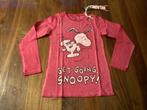 Relaunch longsleeve rood met snoopy print maat 122-128 nieuw, Jongen of Meisje, Nieuw, Ophalen of Verzenden, Shirt of Longsleeve