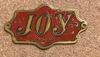 Merken plaatje - JOY - DEPOSE., Ophalen of Verzenden, Gebruikt, Overige typen