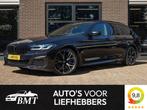 BMW 5 Serie 540i G31 Touring xDrive High Executive M Sport /, Automaat, Gebruikt, 109 €/maand, Zwart