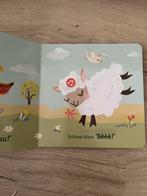 Babyboekje 'Wat hoor ik daar?', Ophalen of Verzenden, Zo goed als nieuw, Uitklap-, Voel- of Ontdekboek, 1 tot 2 jaar