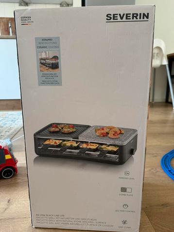 Raclettegrill met natuurstenen en grilloppervlak beschikbaar voor biedingen