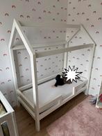 Peuterbed wit, Ophalen, 70 tot 85 cm, 140 tot 160 cm, Zo goed als nieuw