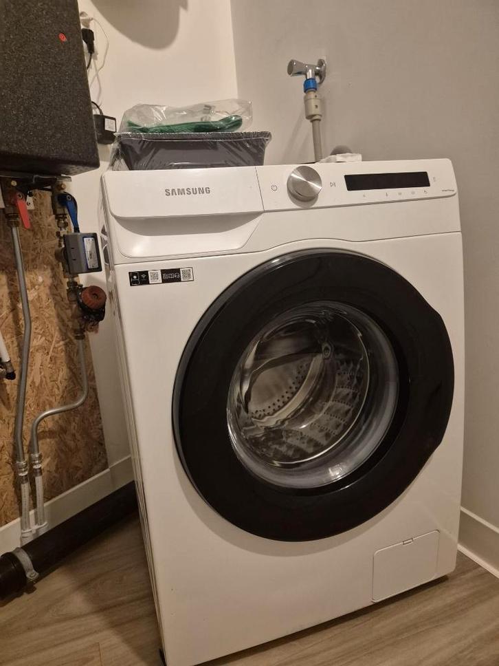 Wasmachine - Samsung WW90T534AAW, Witgoed en Apparatuur, Wasmachines, Gebruikt, Voorlader, 8 tot 10 kg, 85 tot 90 cm, 1200 tot 1600 toeren