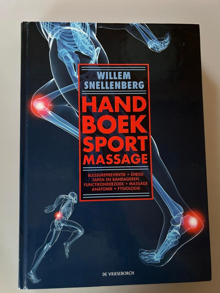 Willem Snellenberg - Handboek sportmassage basisboek, Ophalen, Zo goed als nieuw, Willem Snellenberg