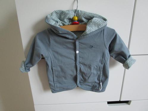 Noppies maat 62 - groen jasje - dubbelzijdig te dragen, Kinderen en Baby's, Babykleding | Maat 62, Zo goed als nieuw, Jasje, Ophalen of Verzenden