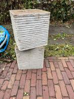 2 Grote plastic Plantenbakken voor Buiten, Tuin en Terras, Tegels en Klinkers, Gebruikt, Overige typen, Ophalen of Verzenden, Minder dan 5 m²