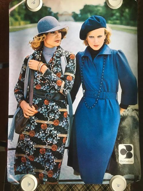 vintage modeposters, Kleding | Dames, Overige Dameskleding, Zo goed als nieuw, Ophalen of Verzenden