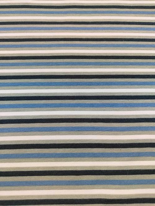 Stoer streepje - tricot katoen, Hobby en Vrije tijd, Stoffen en Lappen, Nieuw, Katoen, 120 cm of meer, 30 tot 200 cm, Ophalen of Verzenden