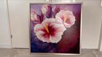 Schilderij met hybiscus, origineel, Ophalen