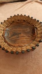 Houten schaal., Ophalen of Verzenden, Zo goed als nieuw, Rond, Hout