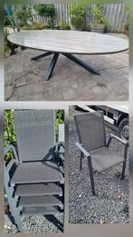 GARDEN IMPRESSIONS TUINSET/ TAFEL 280X140CM MET 8 STOELEN, Ophalen, Nieuw