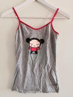 Pucca Top XS 176/ meisjes Grijs Rode bies. Zonder mouw., Kleding | Dames, Tops, Ophalen of Verzenden, Zo goed als nieuw, Zonder mouw